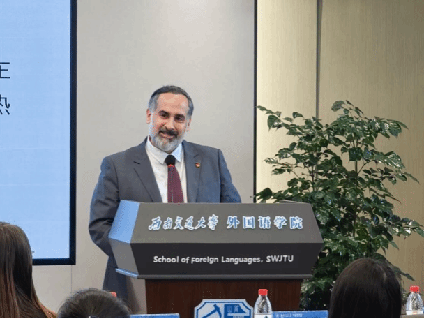 A Delegation from the Consulate General of the Federal Republic of Germany in Chengdu Visited School of Foreign Languages